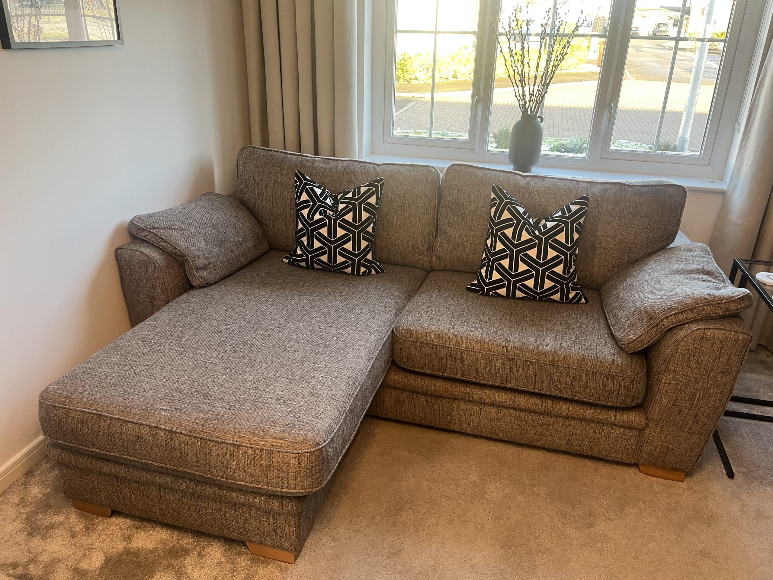 Sofology mink Chaise Sofa and 2 seater Sofalistic The Sofa Marketplace buy and sell preloved sofas nationwide