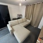 SNUG L Shaped Sofa - Cream, Excellent Condition