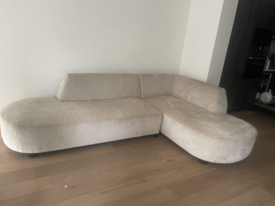 Sofa Club Beige Luxe Chenille Right Corner Sofa