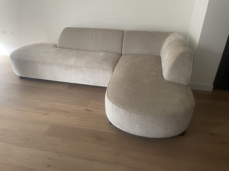 Sofa Club Beige Luxe Chenille Right Corner Sofa