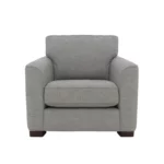 Furniture Village "Warm Grey" Elora Combination Sofa Set - corner sofa, chair, and ottoman