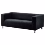 IKEA KLIPPAN 2-seat sofa frame and cover