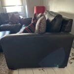 Very Good Condition Brown Leather Sofa Set