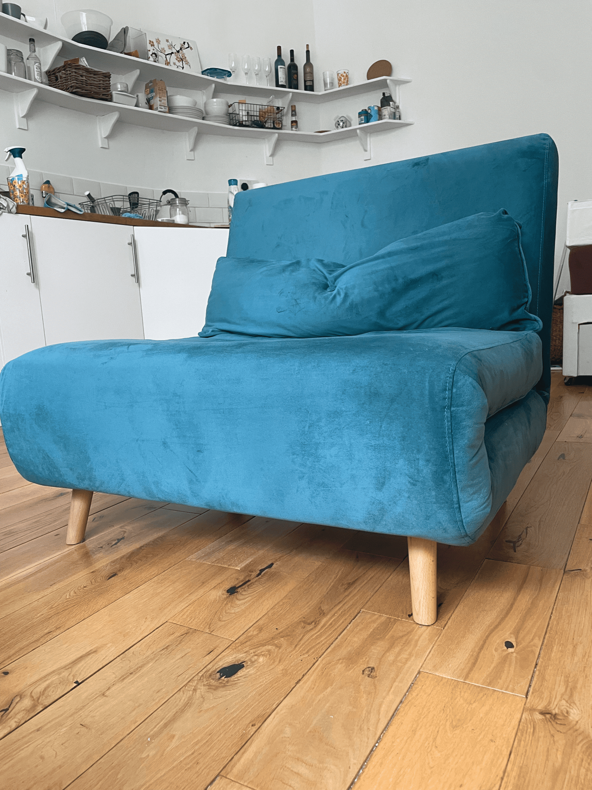 Habitat Teal Roma Single Chairbed – Sofalistic The Sofa