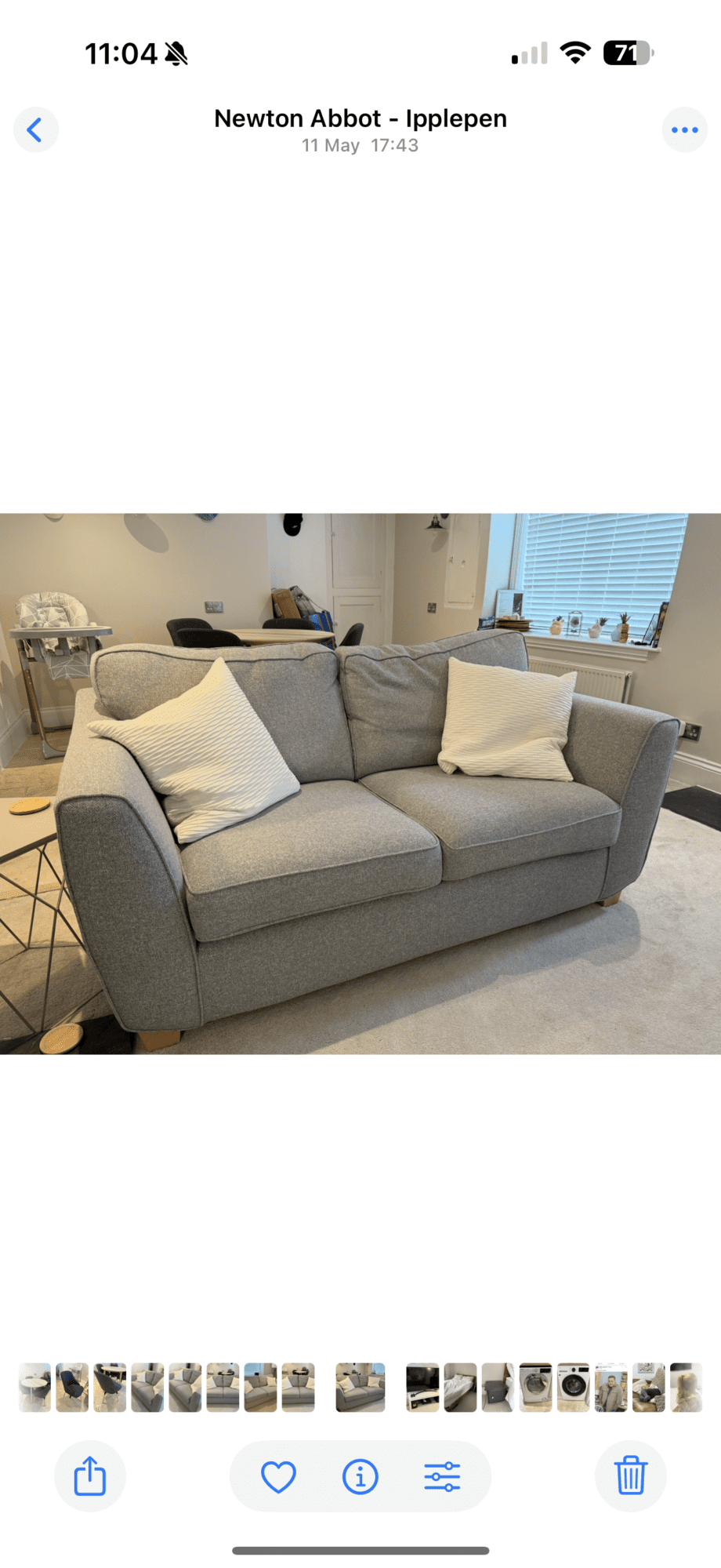 DFS Grey Orlby Set 2 + 3 Seater