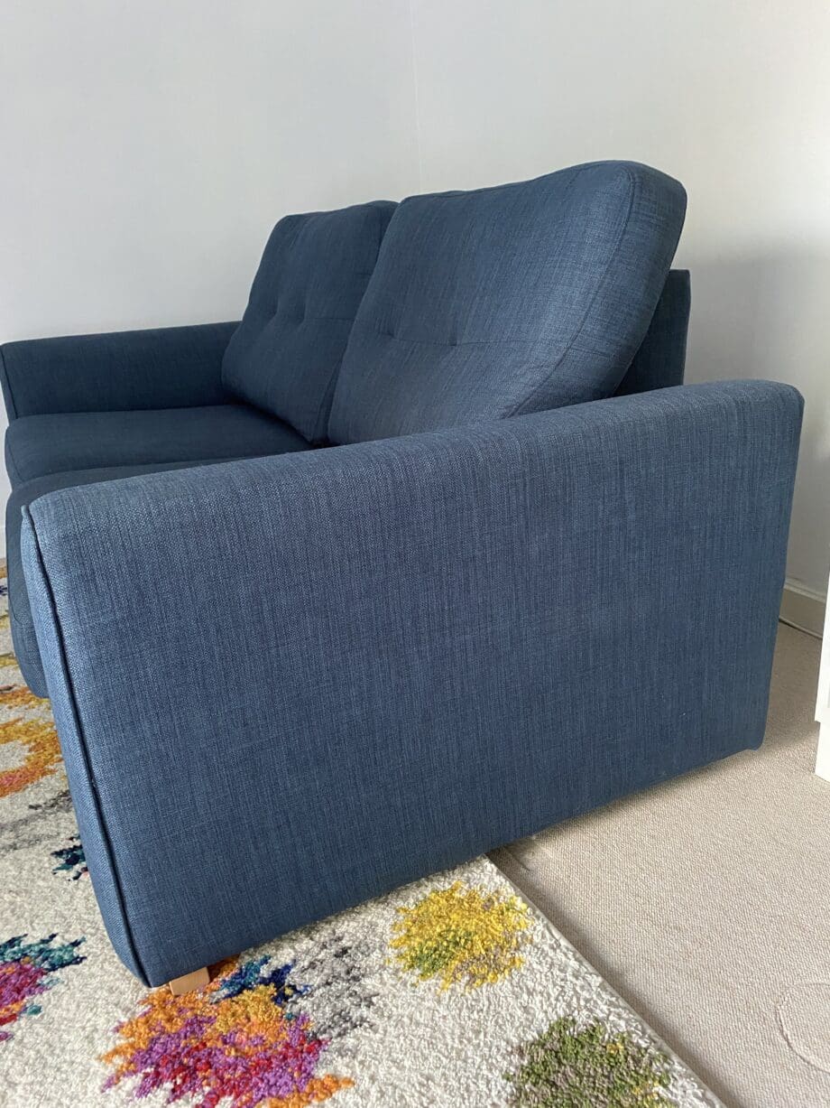 DFS Blue 2seater sofa