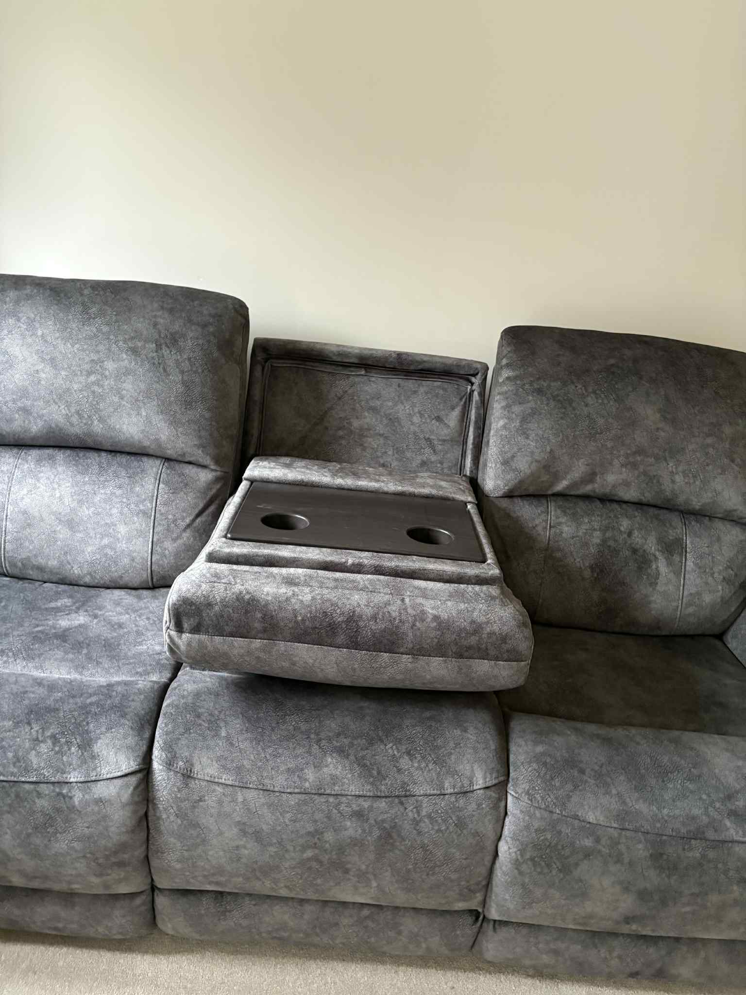 DFS Grey Dylan Power Recliner