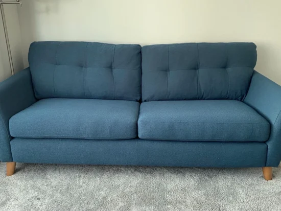 DFS French Connection Studio - 3 Seater Sofa - Ocean Boucle