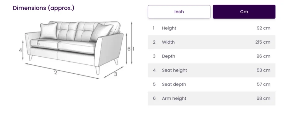 DFS French Connection Studio - 3 Seater Sofa - Ocean Boucle