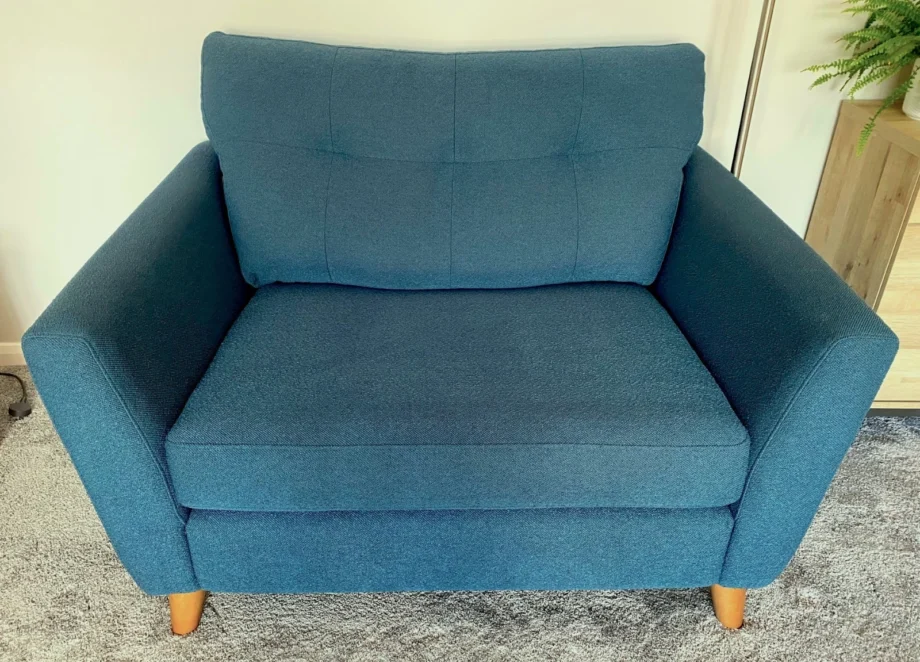 DFS French Connection Studio - Cuddler Chair - Ocean Boucle