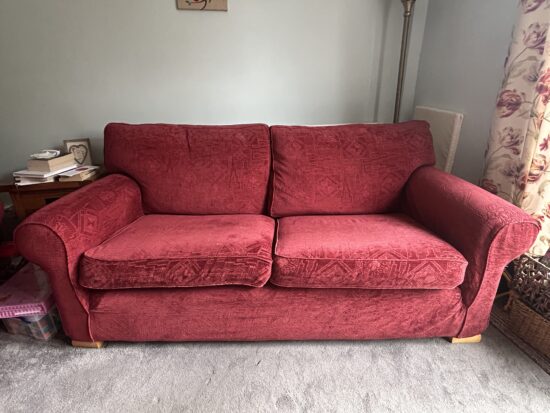 multiyork 3 piece suite and pouffe