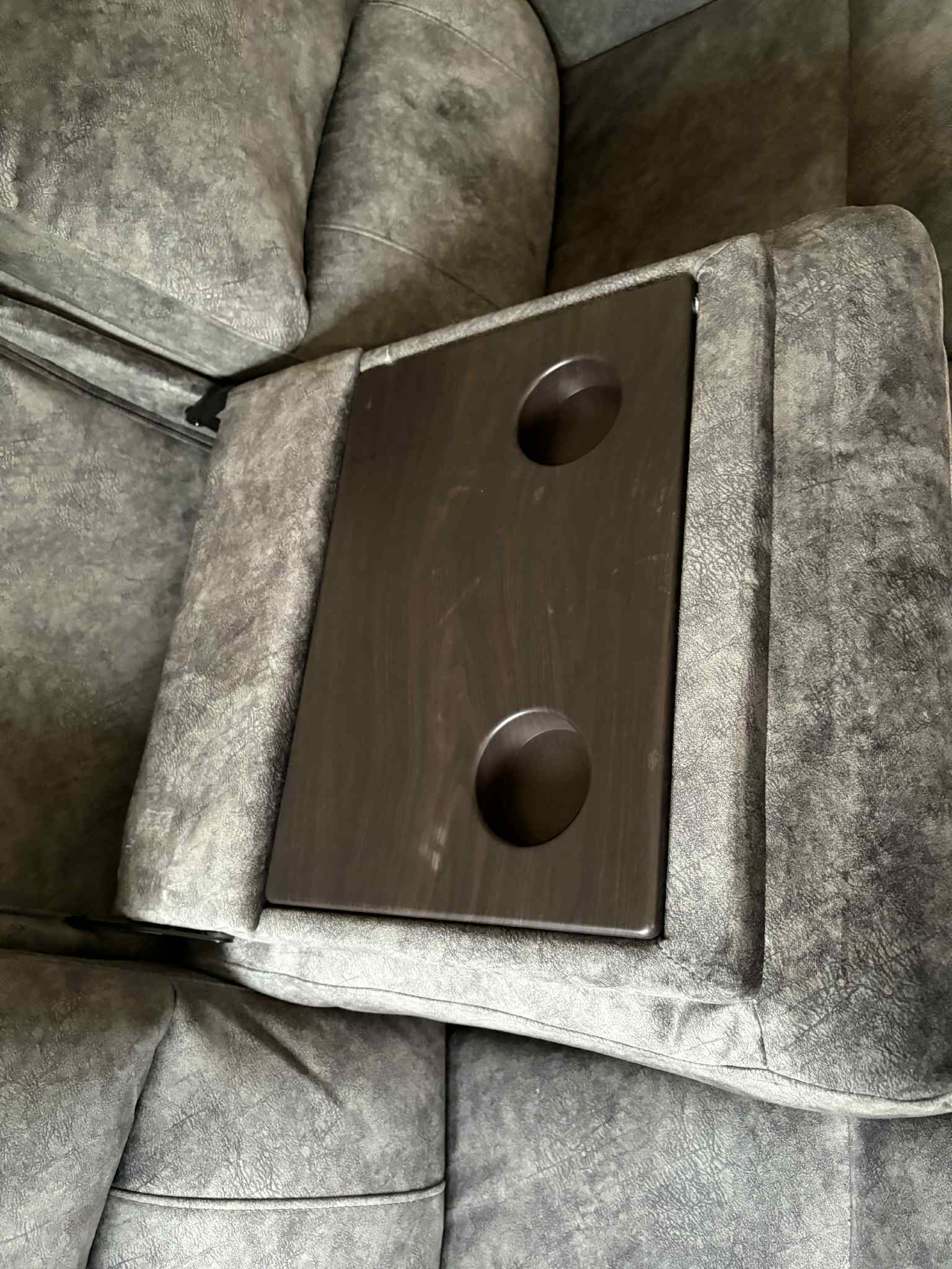 DFS Grey Dylan Power Recliner