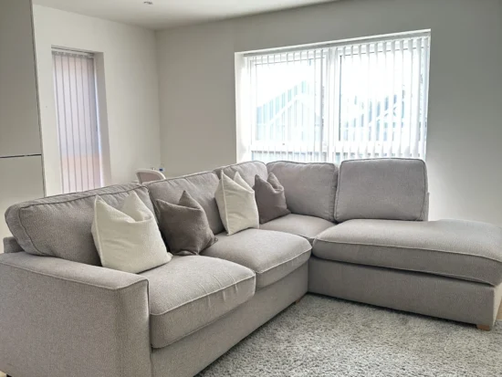 Furniture Village Light Grey Right Hand Corner Sofa