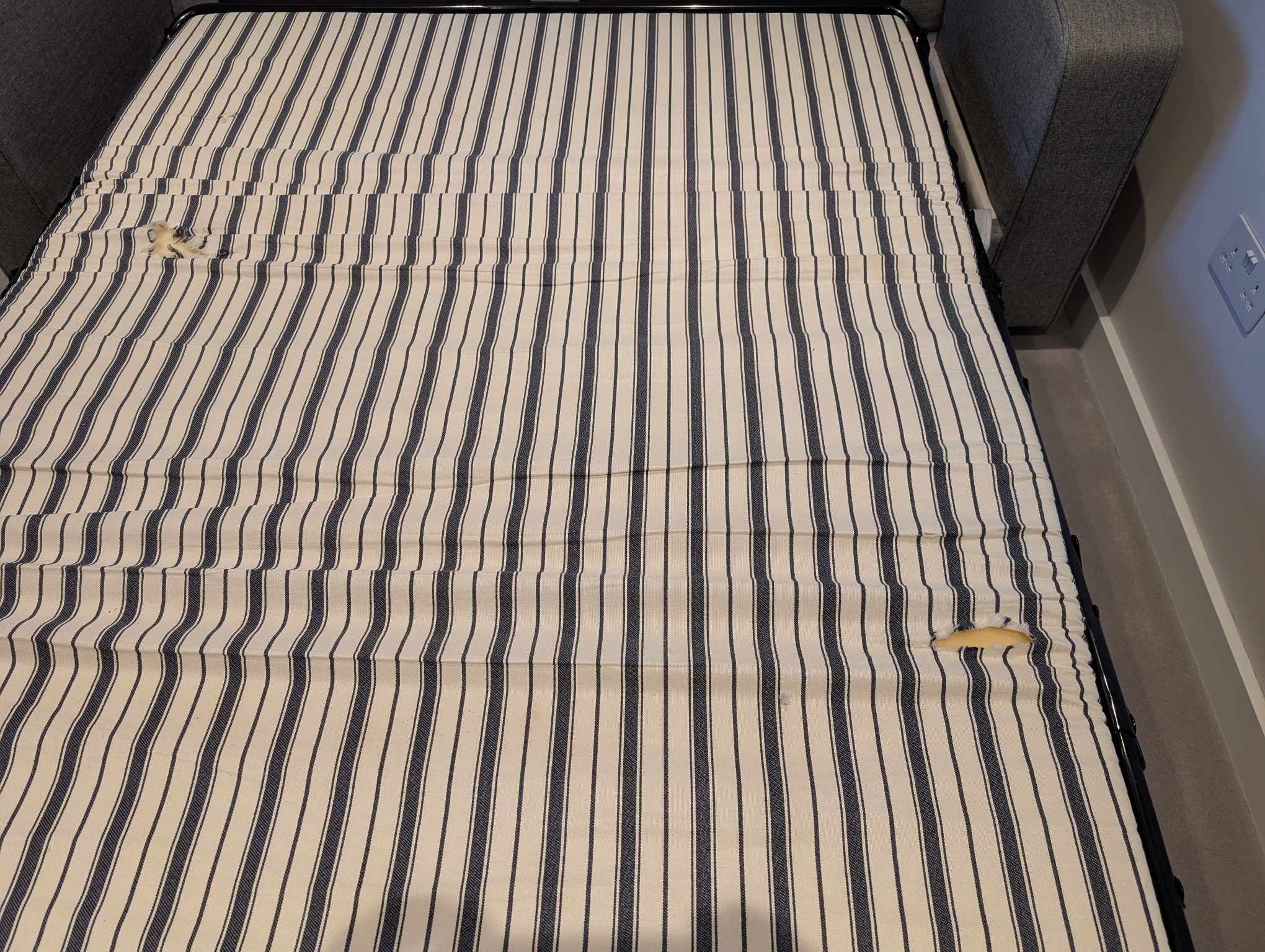 Grey Sofaworks Two Seater Sofa Bed