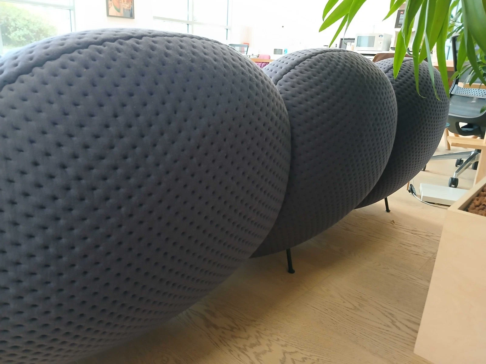 Jot.Jot BABABA 3 seater sofa designed by Iskos-Berlin - Graphite (2 available)