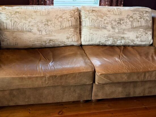 Sofa Workshop leather Caravaggio 4 seater