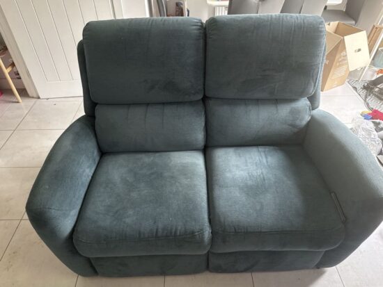 Contemporary 2-Seater Recliner Sofa