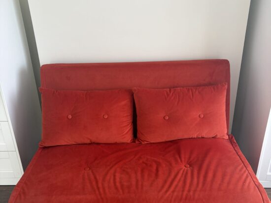 Made Compact 2-Seater Sofa with Button Detail – Perfect for Small Spaces