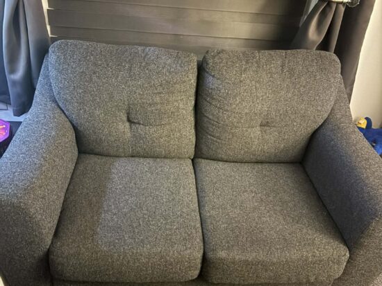 SCS Comfortable 2-Seater Sofa with Button Back Detail